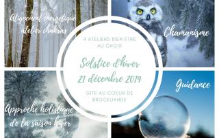 Atelier 21 dec 2019 gîte La Hulotte en Brocéliande Bretagne