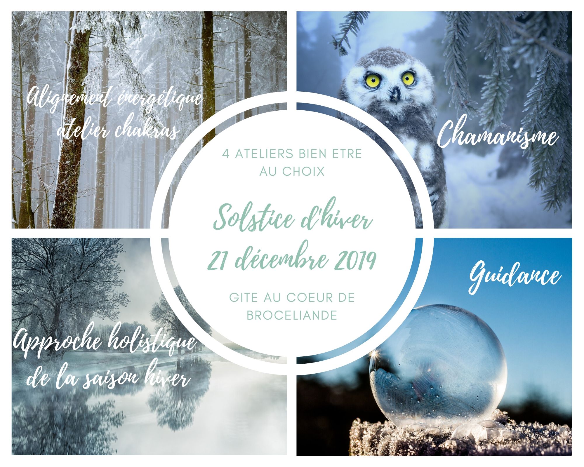 Atelier 21 dec 2019 gîte La Hulotte en Brocéliande Bretagne